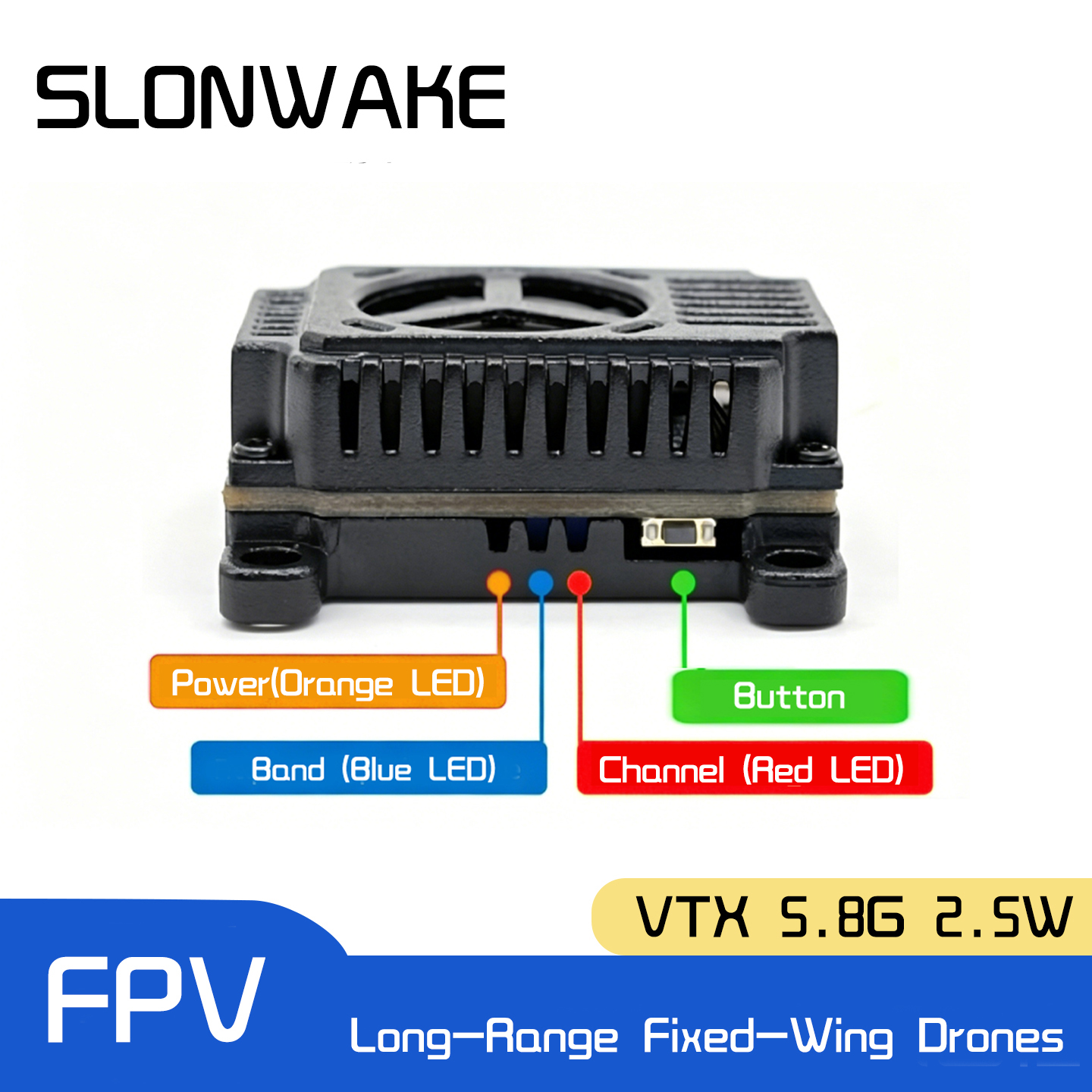 SLONWAKE 5.8G 48CH FPV Transmi - Drone Racing Receiver 리뷰 및 가격