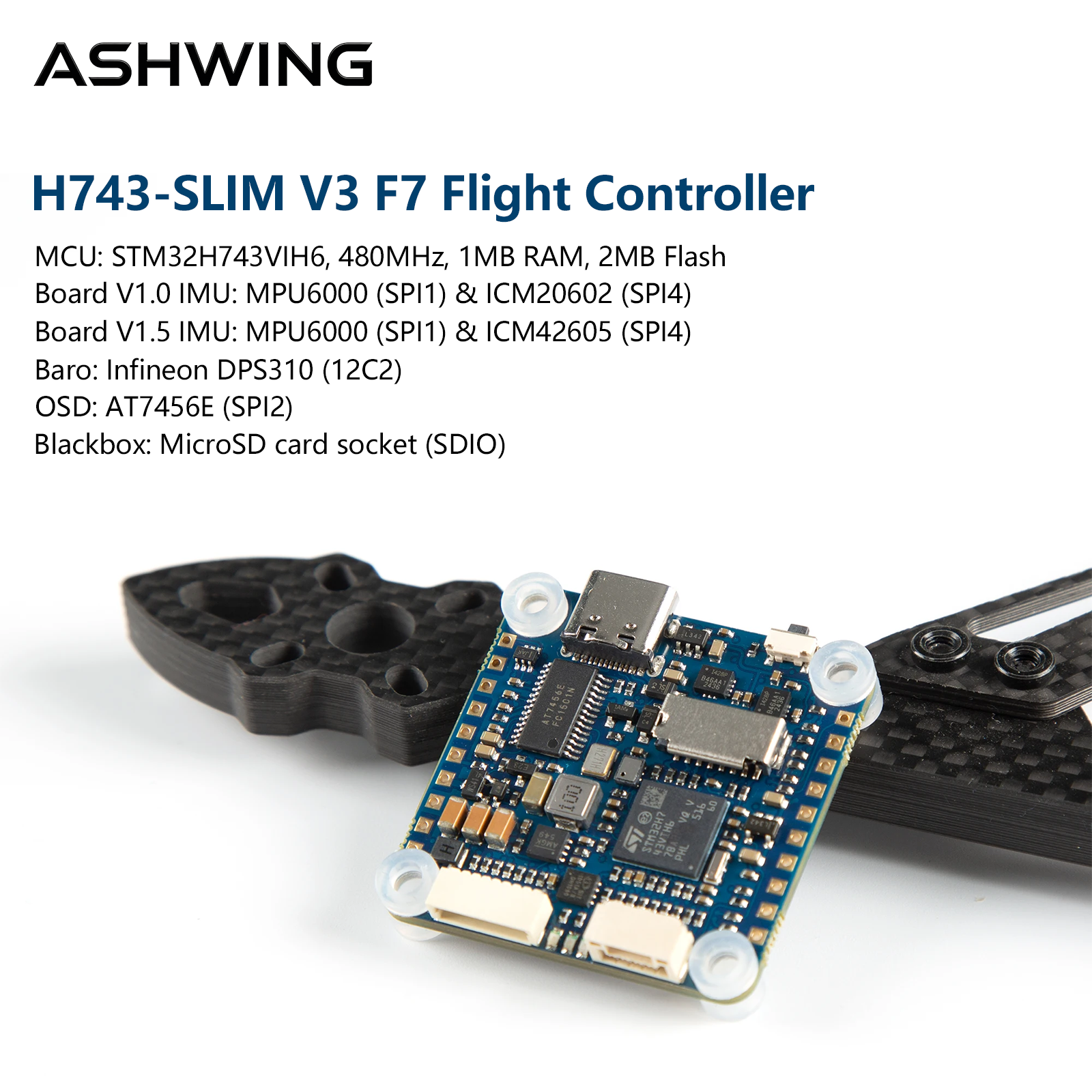 H743-SLIM V3 Flight Controller - Drone Racing Flight Controller 리뷰 및 가격