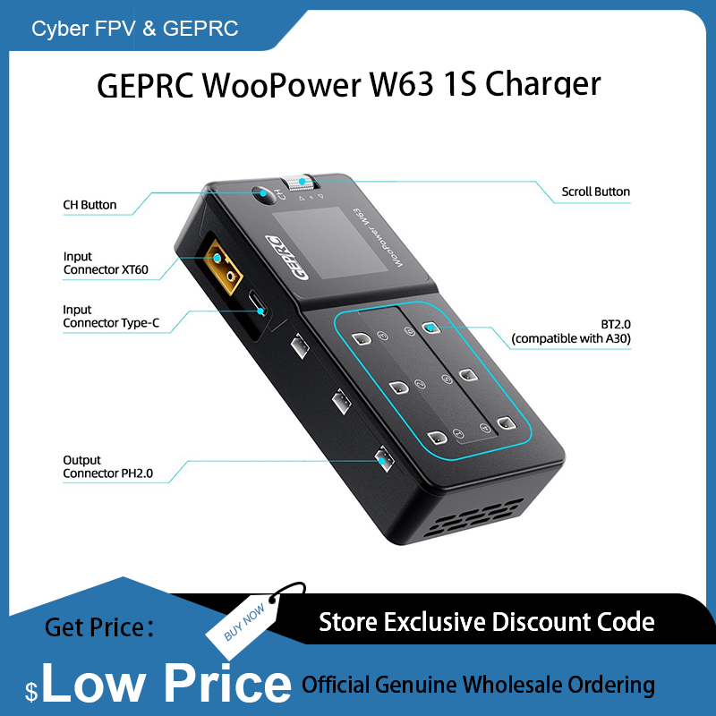 GEPRC WooPower W63 1S Charger  - Drone Racing Charger 리뷰 및 가격