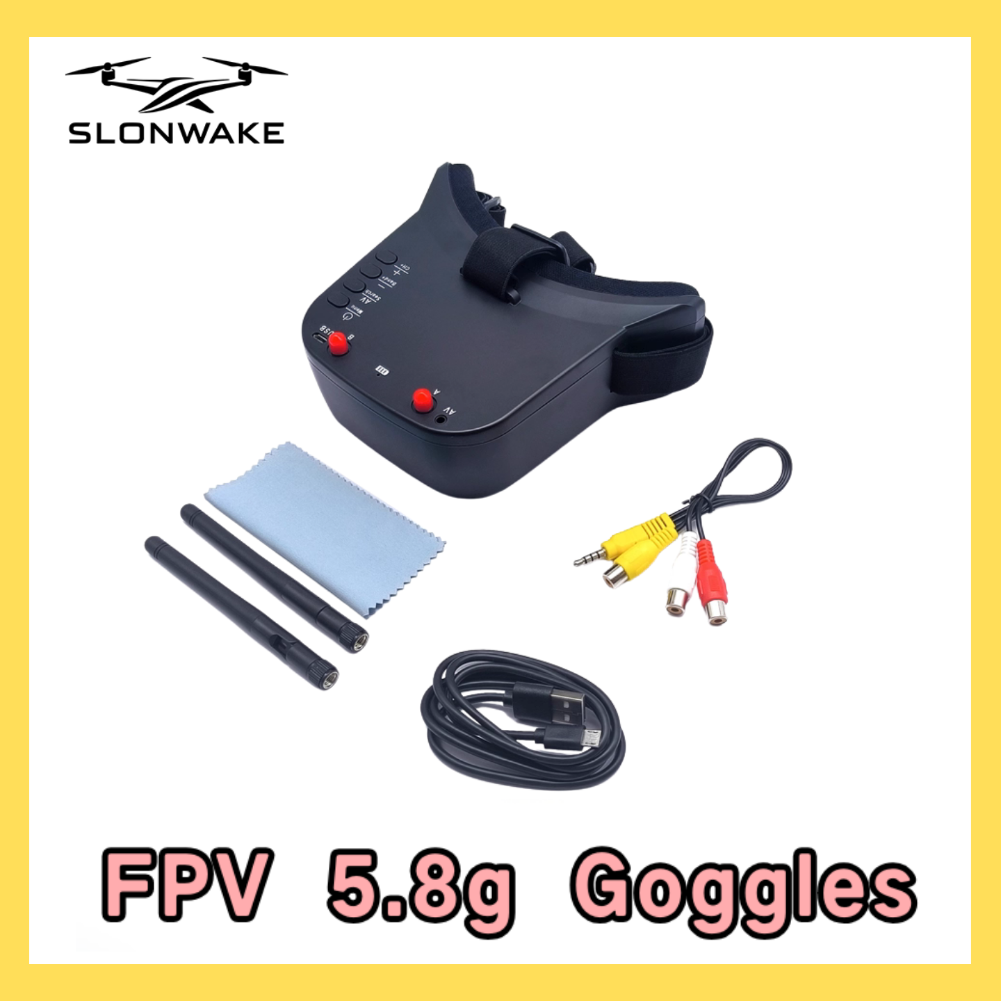 SLONWAKE 5.8G 48CH FPV 400mw V - Drone Racing Receiver 리뷰 및 가격
