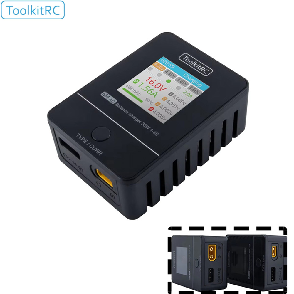 ToolkitRC M4AC 30W Compact AC  - Drone Racing Charger 리뷰 및 가격