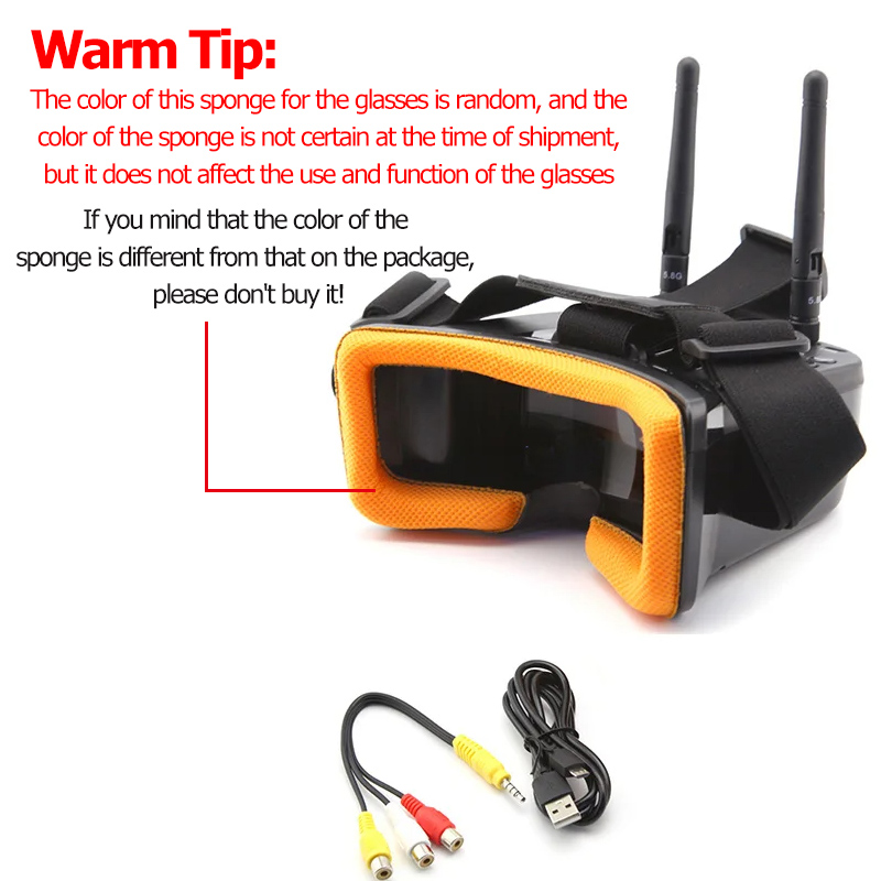VR009 FPV Video Goggles 3Inch  - Drone Racing Goggles 리뷰 및 가격